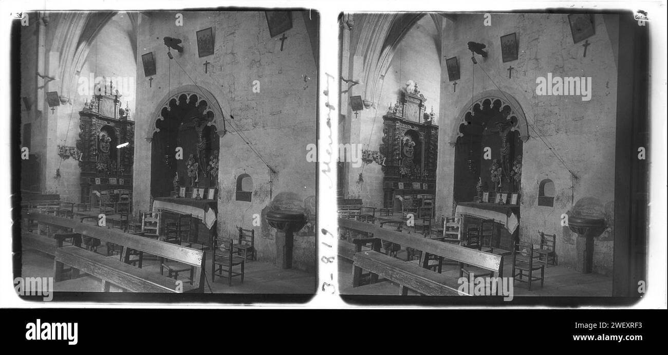 Autel latéral de l'església (SAP 819 03). Banque D'Images