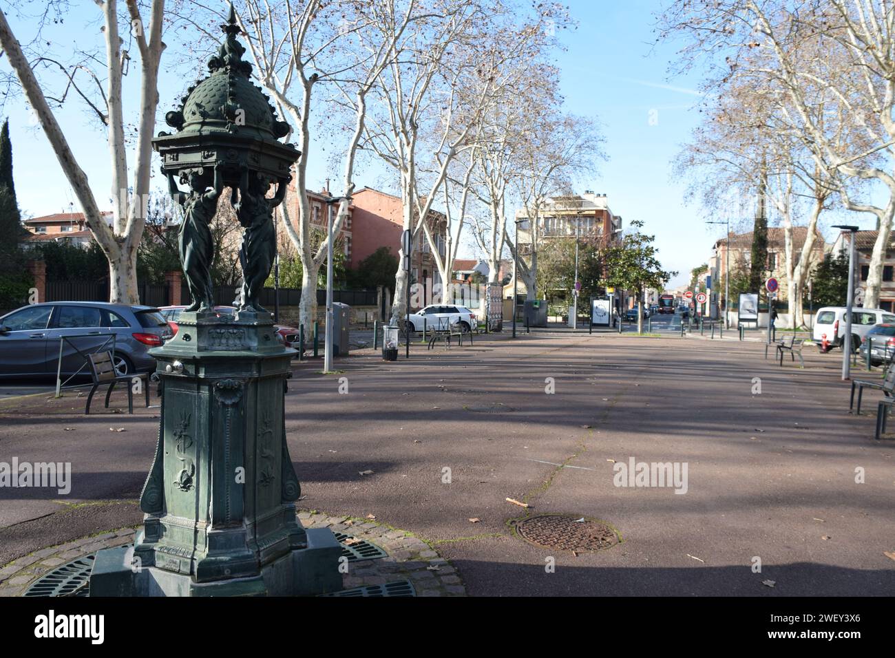 St Agne, Toulouse Banque D'Images