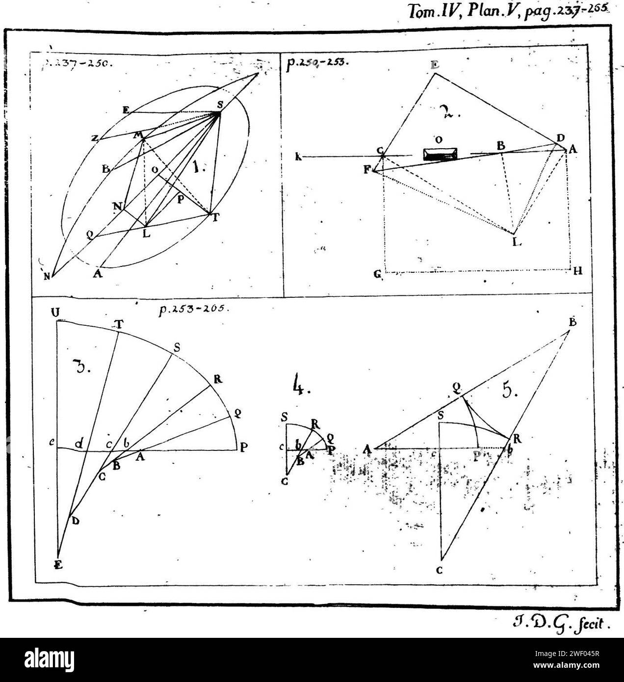 Annales de mathématiques pures et appliquées, 1813-1814, Tome 4 (page 277 crop). Banque D'Images