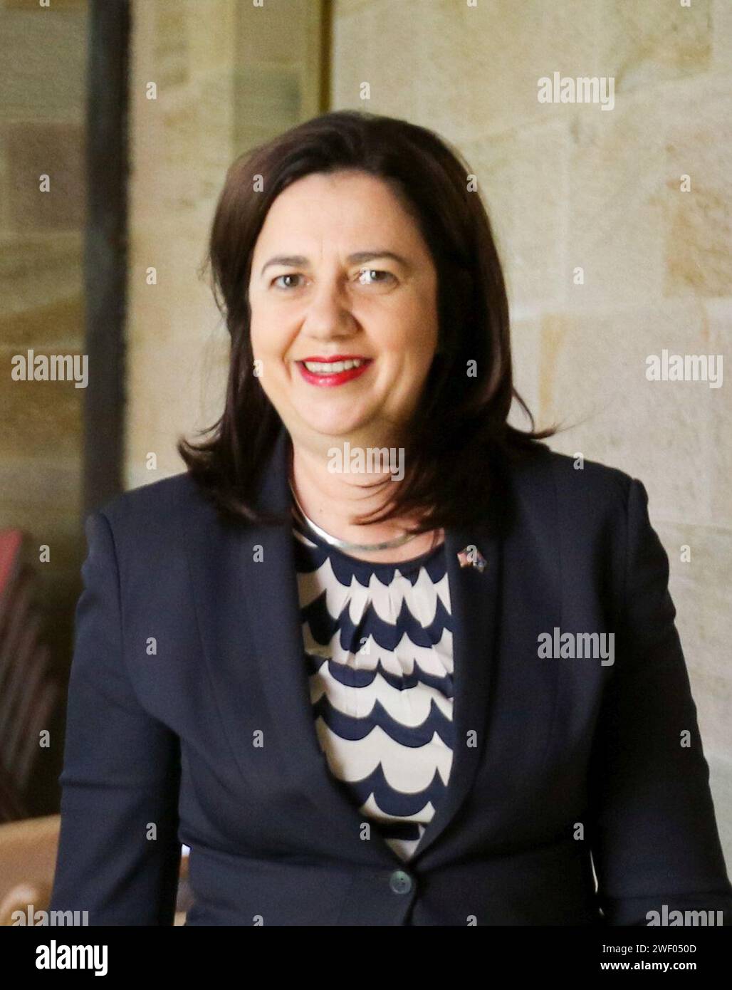 Annastacia Palaszczuk 2016. Banque D'Images