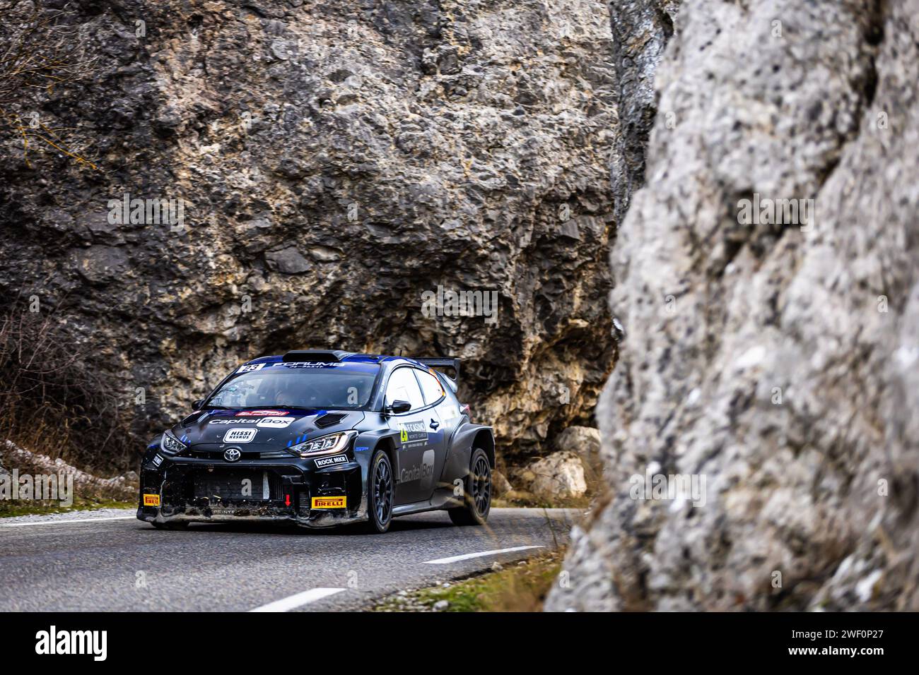 Photo Dédicacée Sami Pajari – WRC Toyota – Monte-Carlo 2025