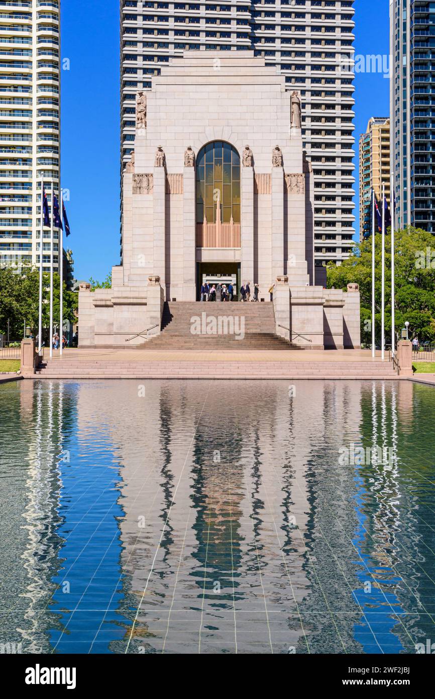 Anzac Memorial à Hyde Park South, Sydney, Australie Banque D'Images