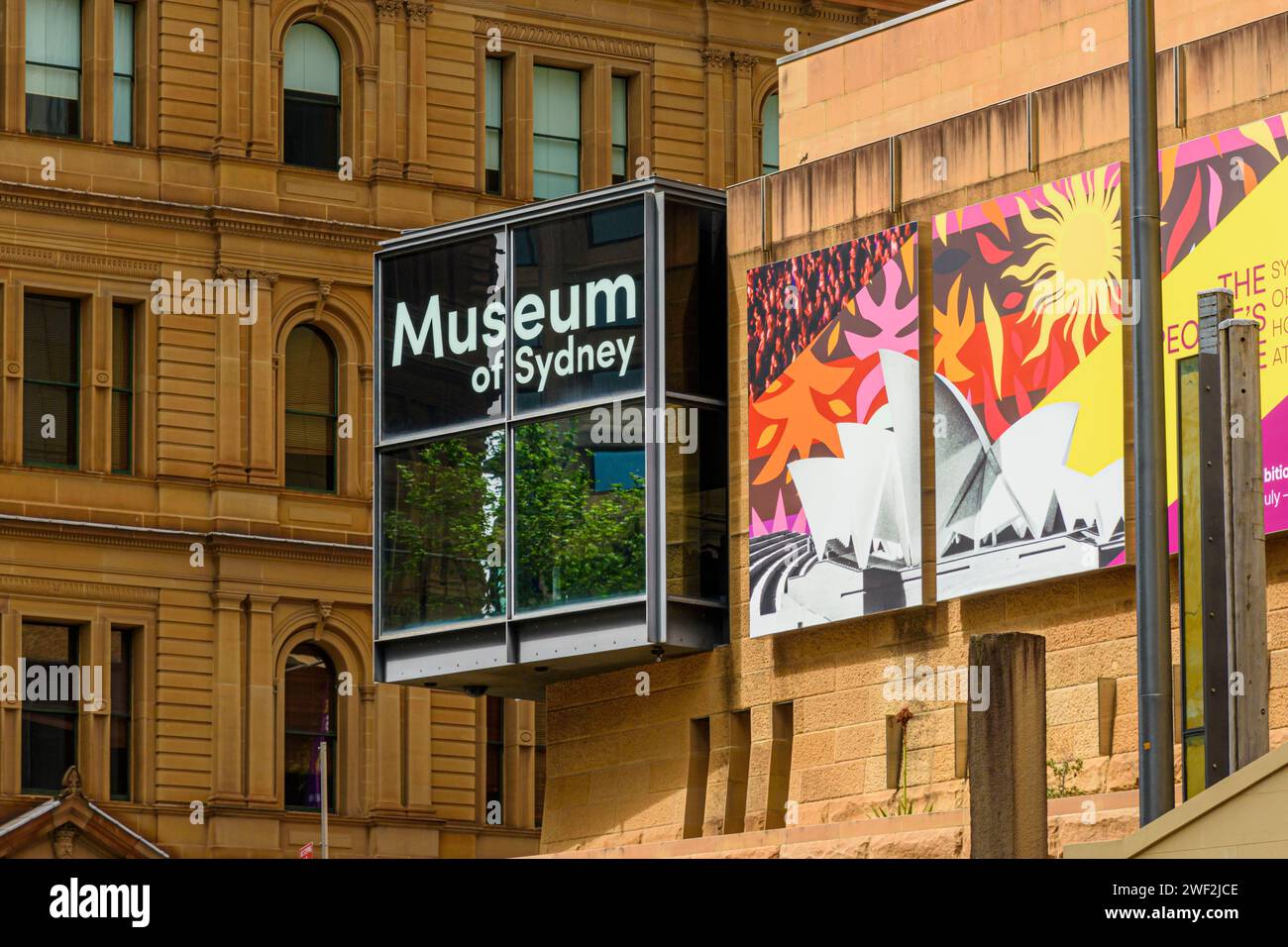Musée de Sydney, construit sur les vestiges de la première maison du gouvernement de Sydney, Sydney, Nouvelle-Galles du Sud, Australie Banque D'Images