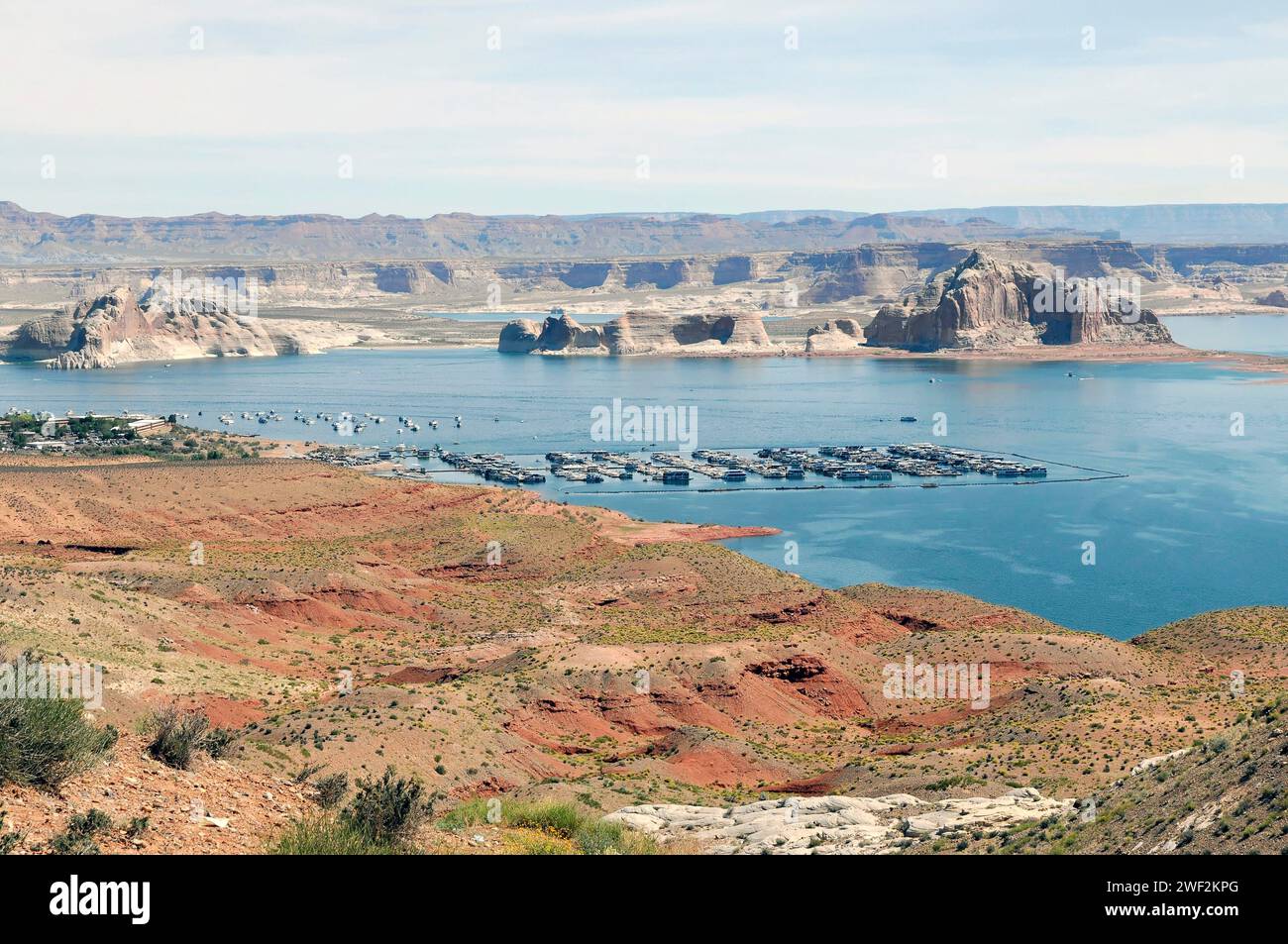 Vue sur le lac Powell, Arizona, États-Unis Banque D'Images