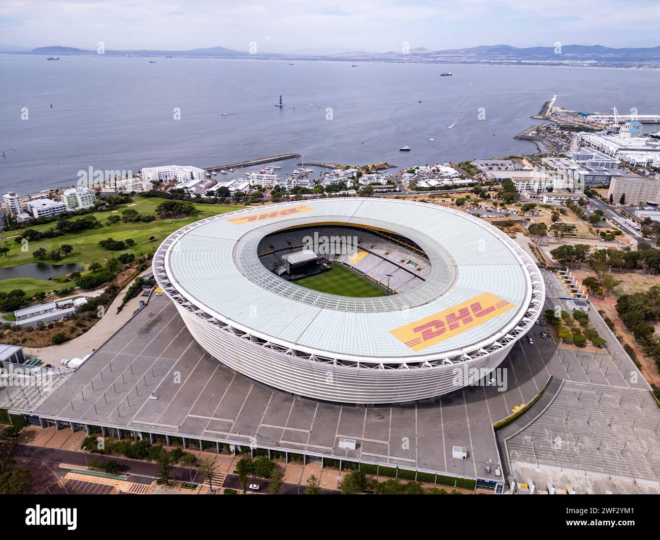 Cape Town Stadium ou DHL Stadium, Green point, Cape Town, Afrique du Sud Banque D'Images