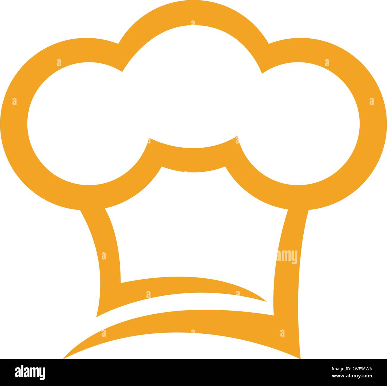 Chef hat modèle logo vector illustration Illustration de Vecteur