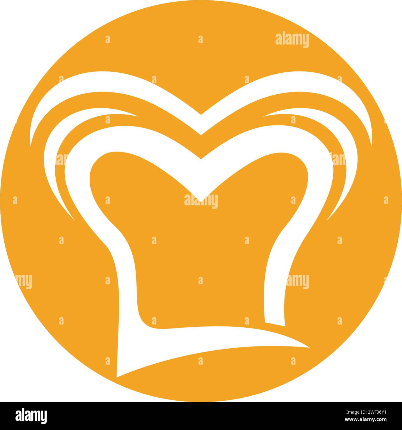 Chef hat modèle logo vector illustration Illustration de Vecteur