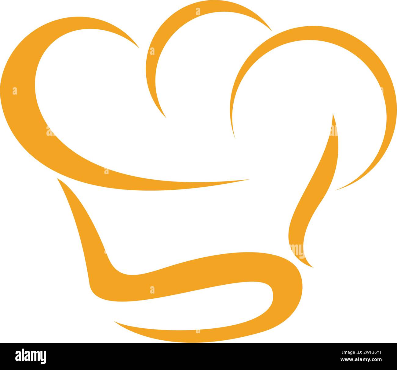 Chef hat modèle logo vector illustration Illustration de Vecteur