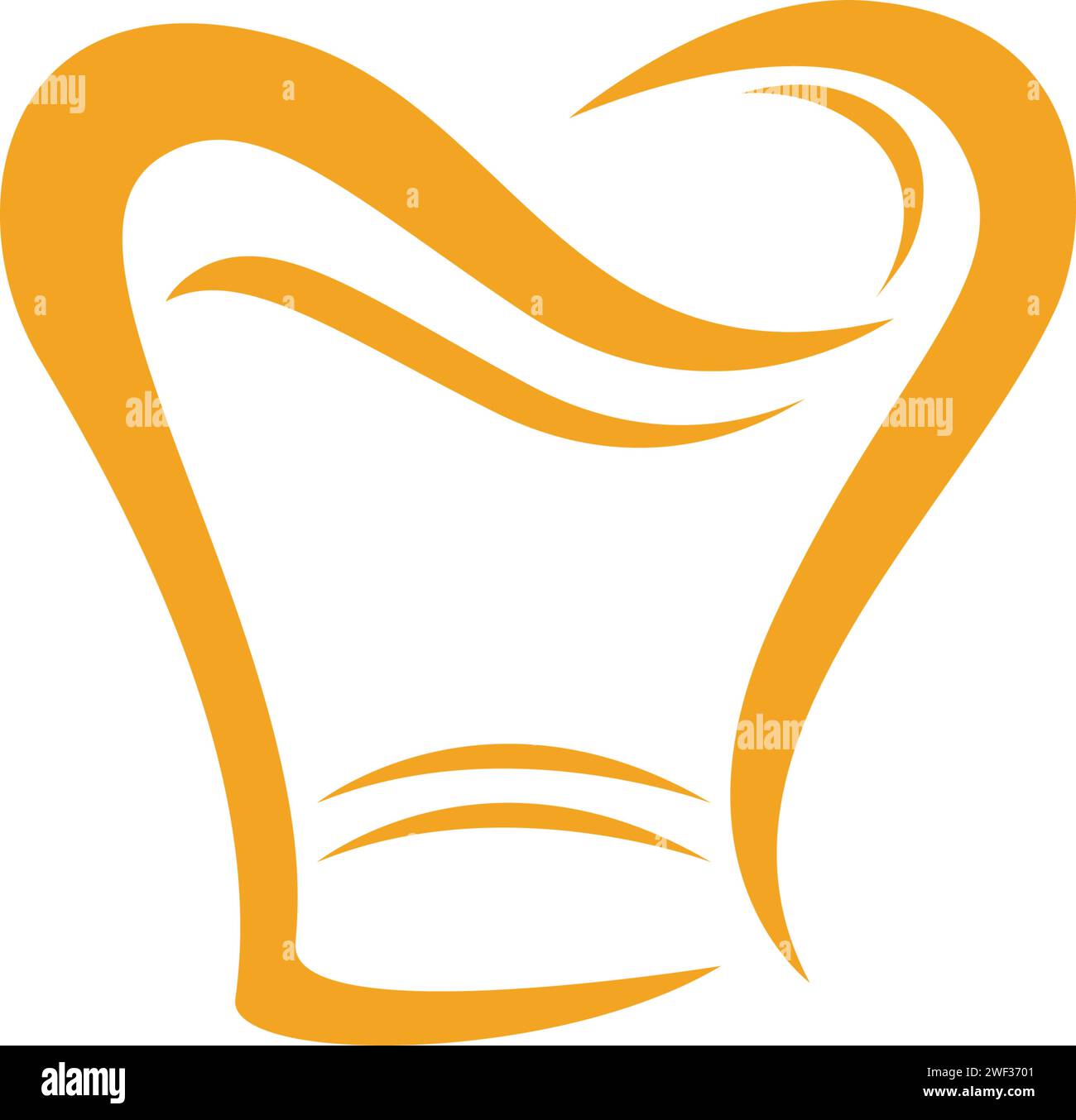 Chef hat modèle logo vector illustration Illustration de Vecteur