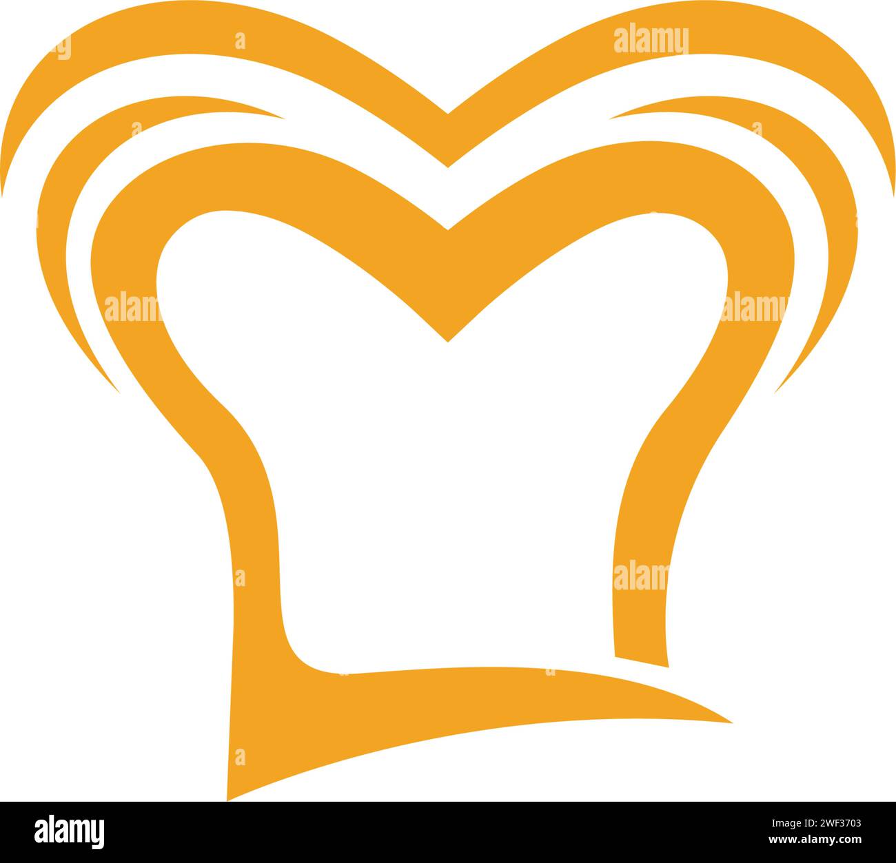 Chef hat modèle logo vector illustration Illustration de Vecteur