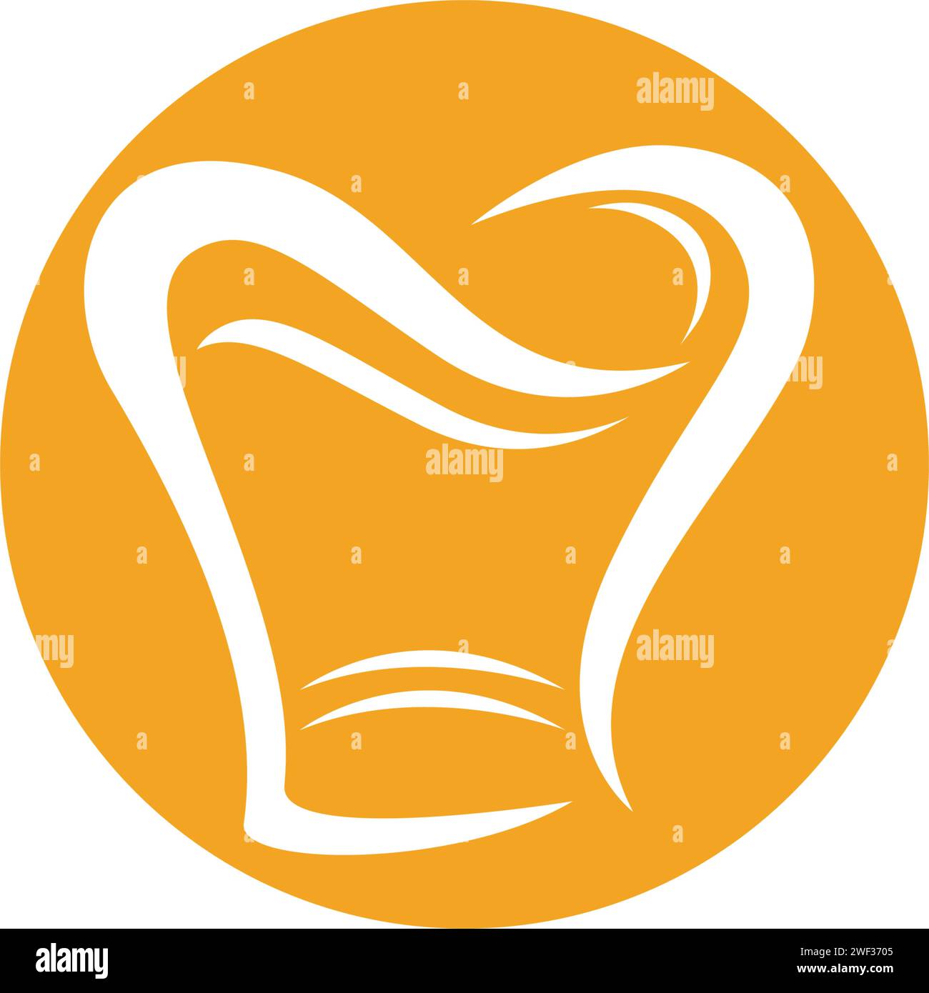 Chef hat modèle logo vector illustration Illustration de Vecteur