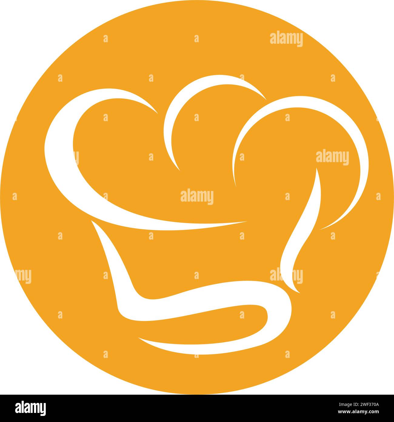 Chef hat modèle logo vector illustration Illustration de Vecteur