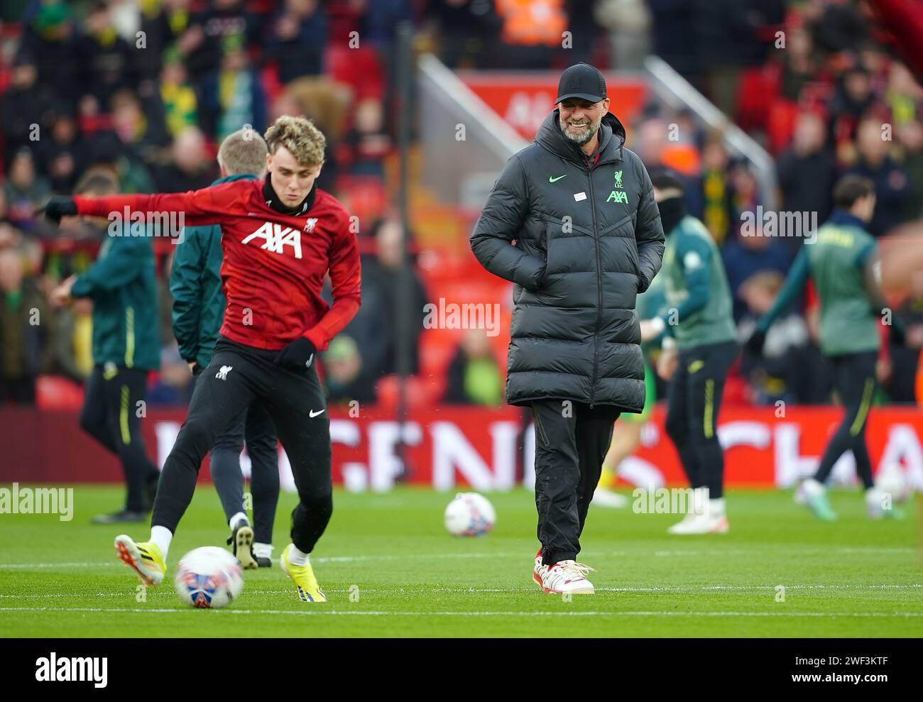 L'entraîneur De Liverpool Jurgen Klopp Lors Du Match Du Quatrième Tour ...