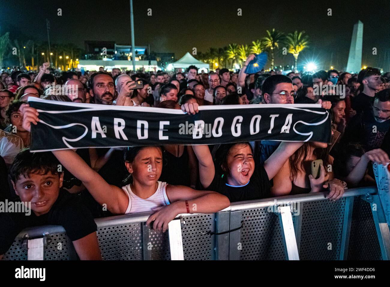 Cartagena, Espagne. 20 juillet 2023. Groupe de rock espagnol, Arde Bogota, lors de leur performance au Festival la Mar de Musicas à Cartagena, Espagne. © ABEL Banque D'Images