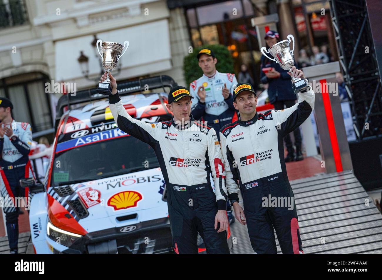 Gap, Principauté de Monaco. 28 janvier 2024. Pendant le Championnat du monde FIA des rallyes WRC Rallye automobile Monte-Carlo 2024 28 janvier Gap, France crédit : Agence photo indépendante/Alamy Live News Banque D'Images