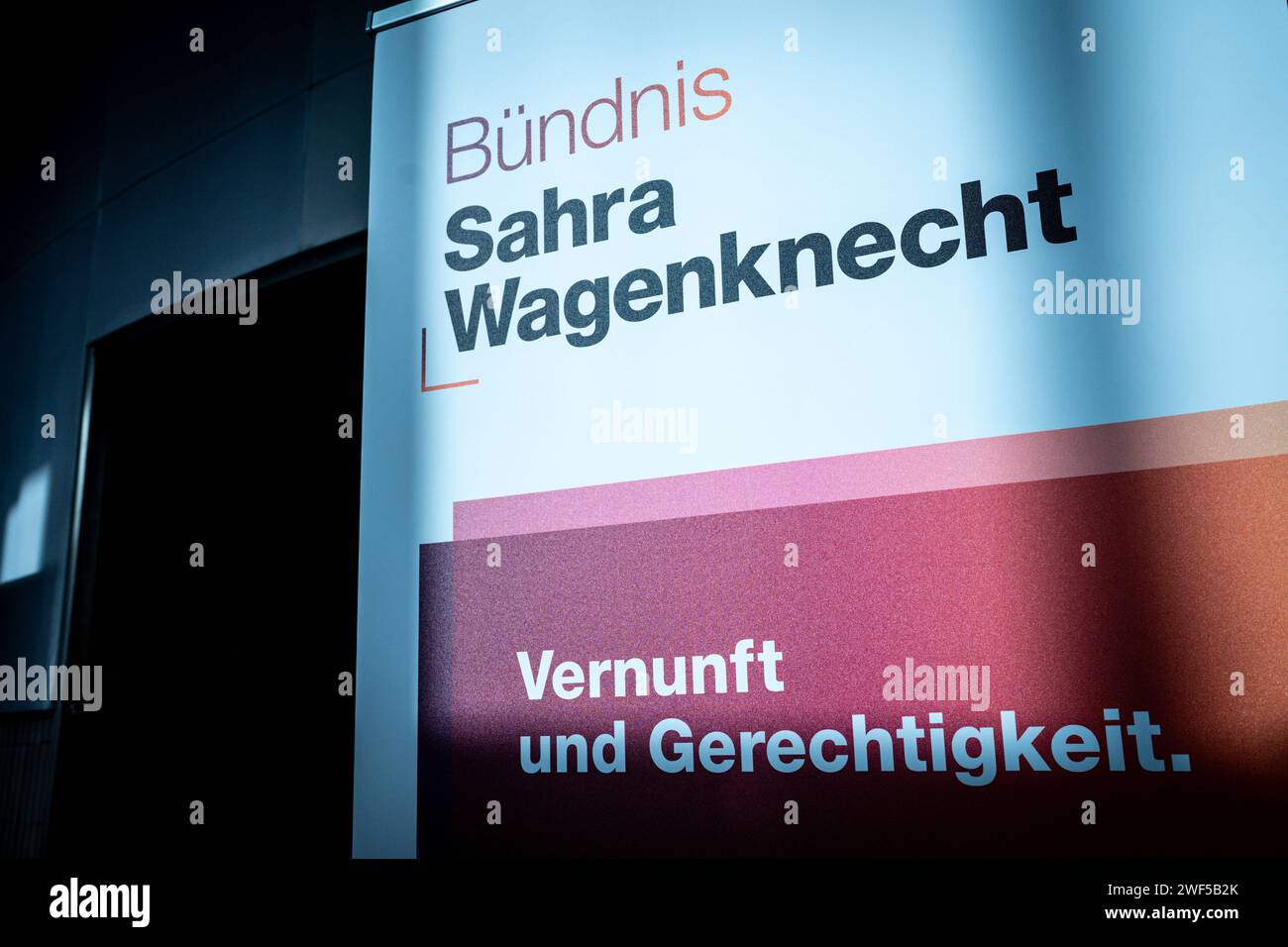 Symbolbild logo Partei Buendnis Sahra Wagenknecht logo der neuen Partei Buendnis Sahra Wagenknecht BSW-Partei Berlin Deutschland *** image symbolique logo Parti Buendnis Sahra Wagenknecht logo du nouveau parti Buendnis Sahra Wagenknecht BSW Parti Berlin Berlin Allemagne Banque D'Images