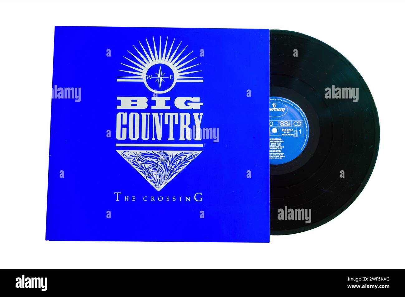 Reprise de l'album THE CROSSING du groupe écossais BIG COUNTRY de 1983 Banque D'Images