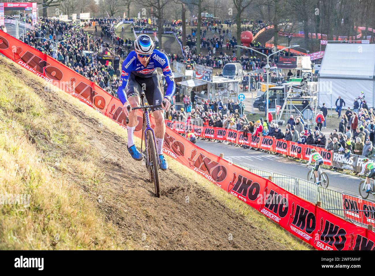 HOOGERHEIDE (NED), CYCLOCROSS, JANUARI 28 Niels Vandeputte (bel/Alpecin - équipe de développement Deceuninck) Banque D'Images