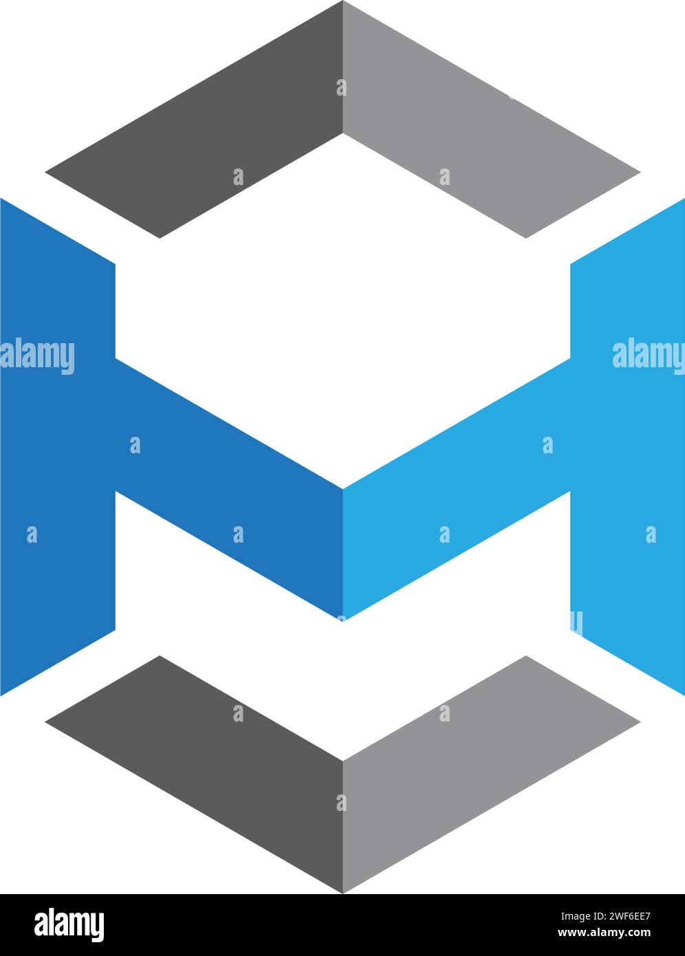 Lettre H Template Design logo Vector illustration Illustration de Vecteur