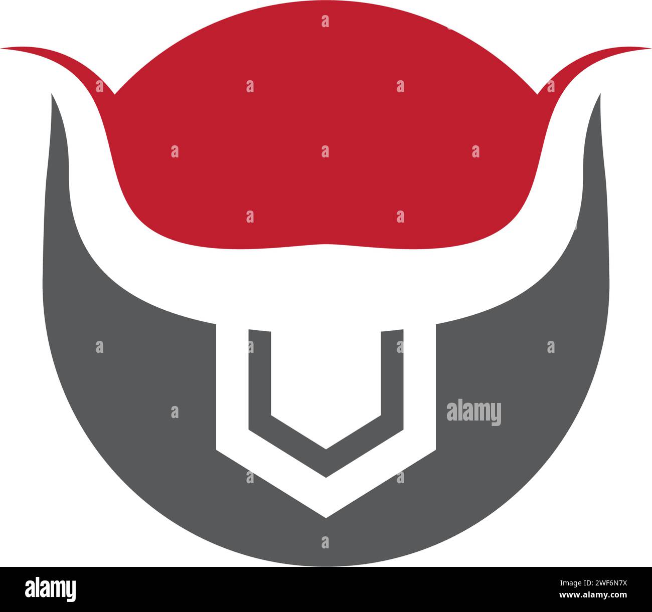 Logo taureau icône vecteur modèle illustration design Illustration de Vecteur