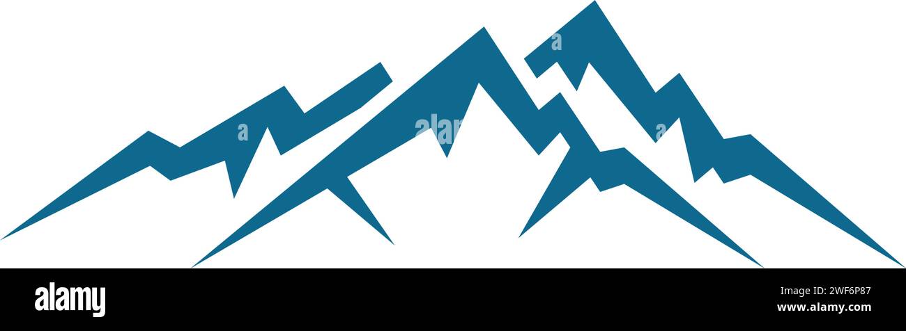 Mountain Icon logo Template conception d'illustration vectorielle Illustration de Vecteur