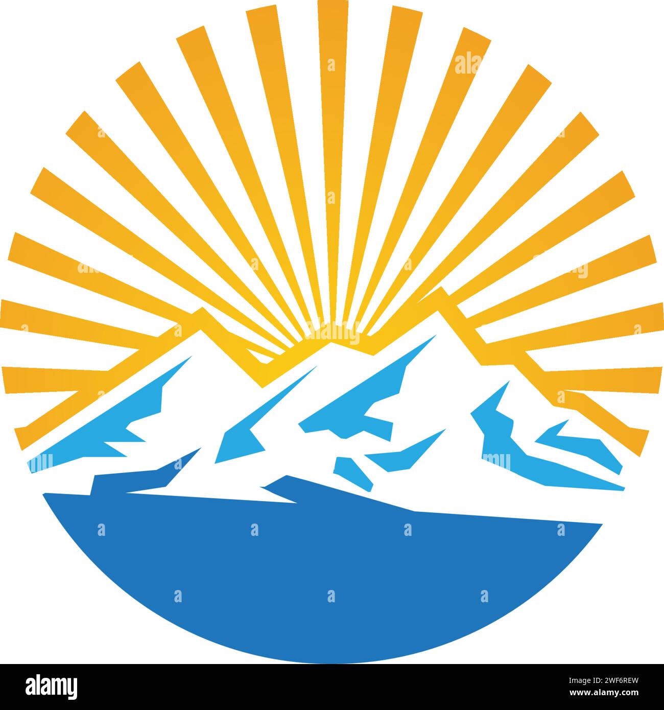 Mountain Icon logo Template conception d'illustration vectorielle Illustration de Vecteur