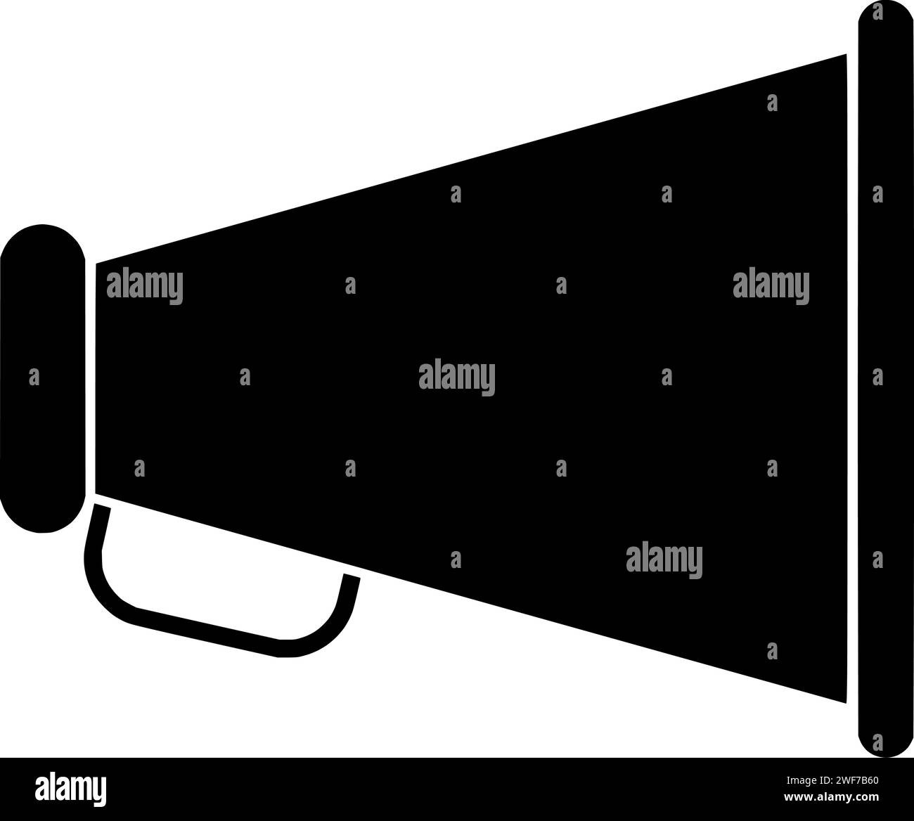 illustration en ligne d'affaires silhouette technologie logo marketing icône internet outline influenceur haut-parleur numérique réseau de publicité médias sociaux médias social forme marketing bannière d'information Illustration de Vecteur