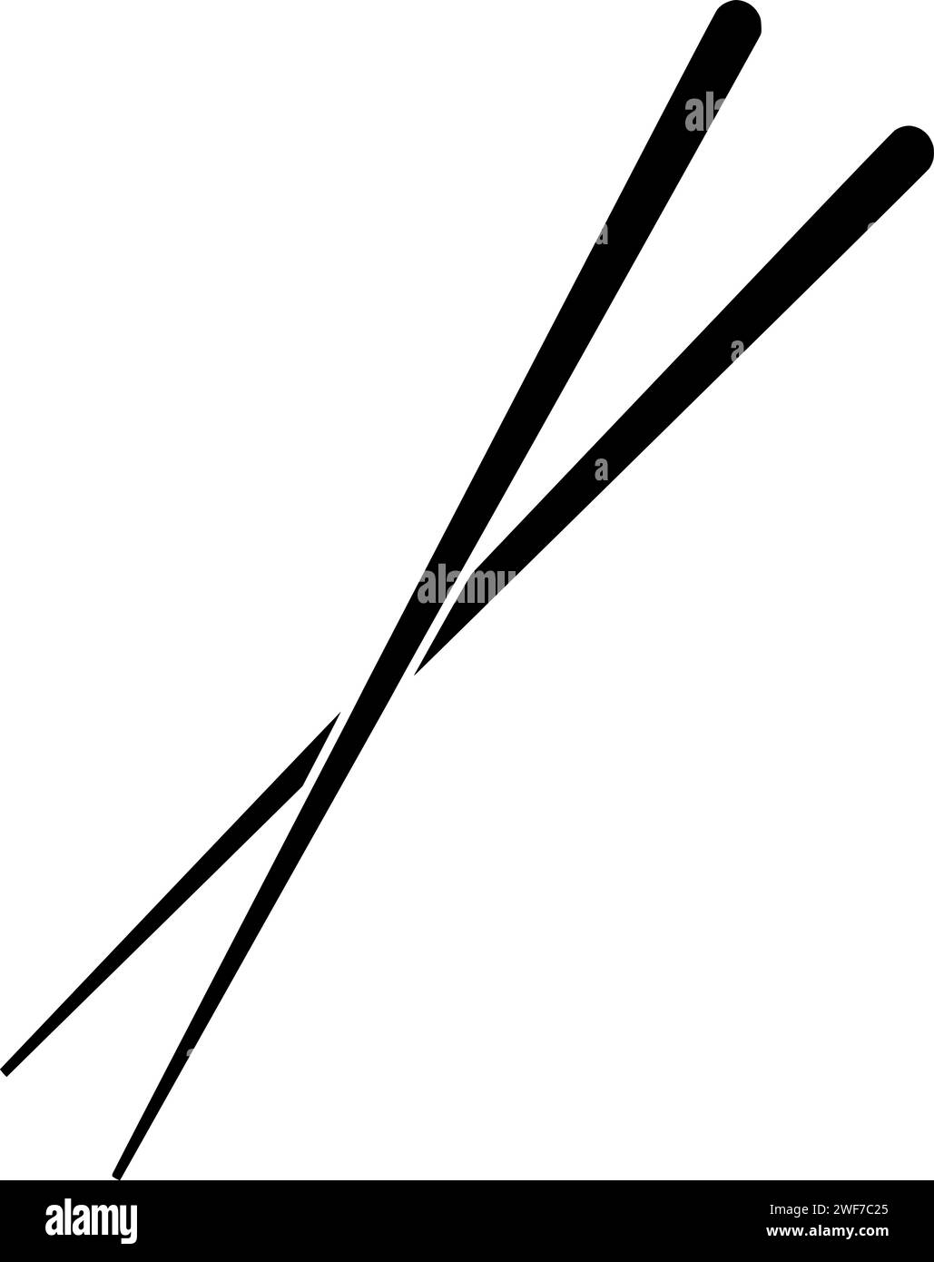 illustration de repas silhouette chinoise logo de nourriture nouilles icône contour asiatique dîner cuisine déjeuner baguettes nouilles traditionnelles japonais bâtons savoureux sha Illustration de Vecteur