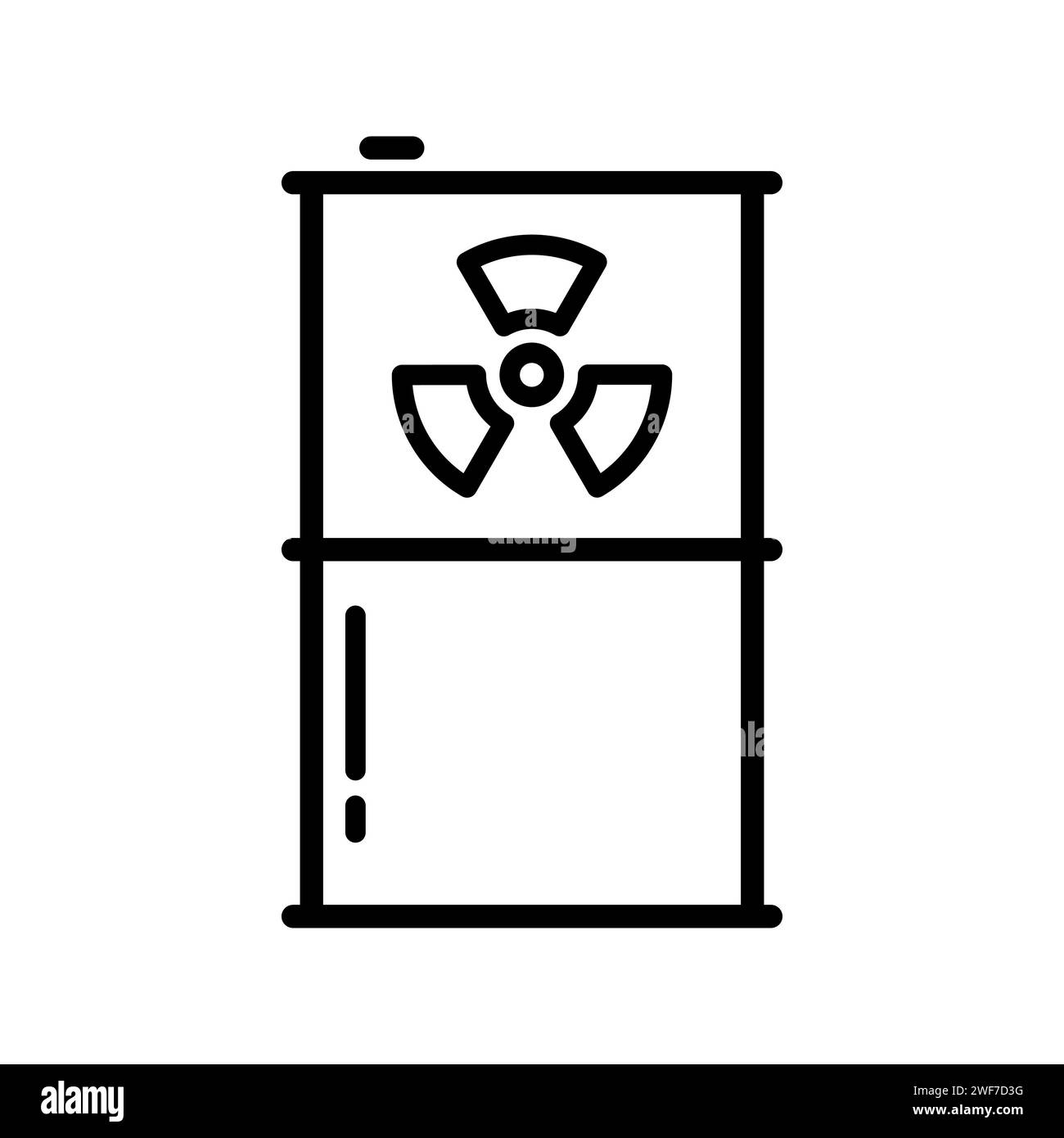 Icône de vecteur de contour acide du fourreau Illustration de Vecteur