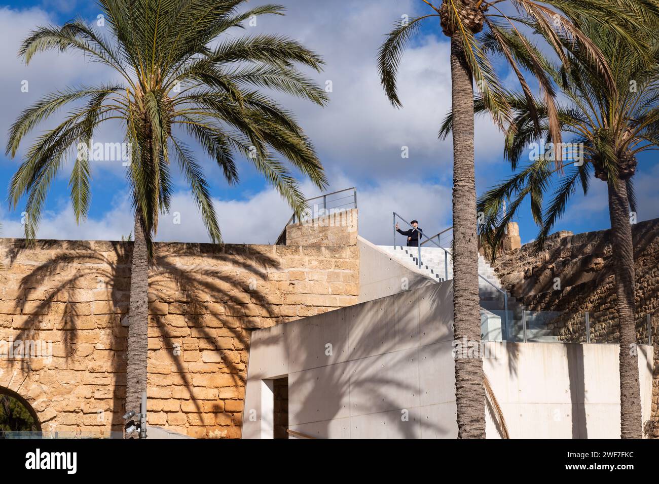 2 décembre 2023-extérieur de es Baluard, Musée d'Art moderne et contemporain de Palma. Banque D'Images