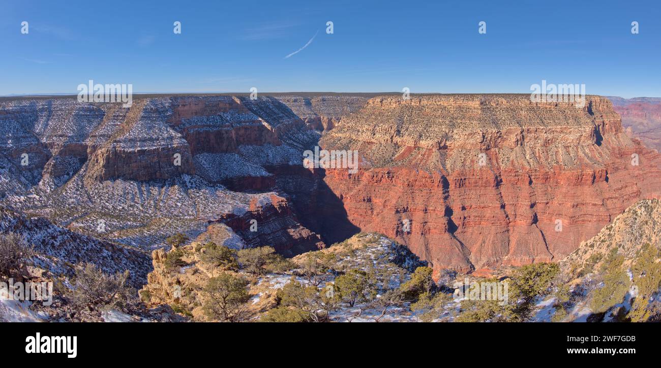 Waldron Canyon et Hermit Canyon au Grand Canyon AZ Banque D'Images