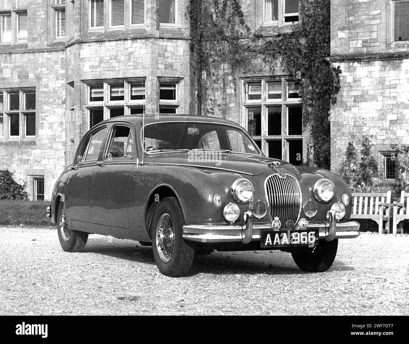 1958 Jaguar 3,4 ex de Lord Montagu Banque D'Images