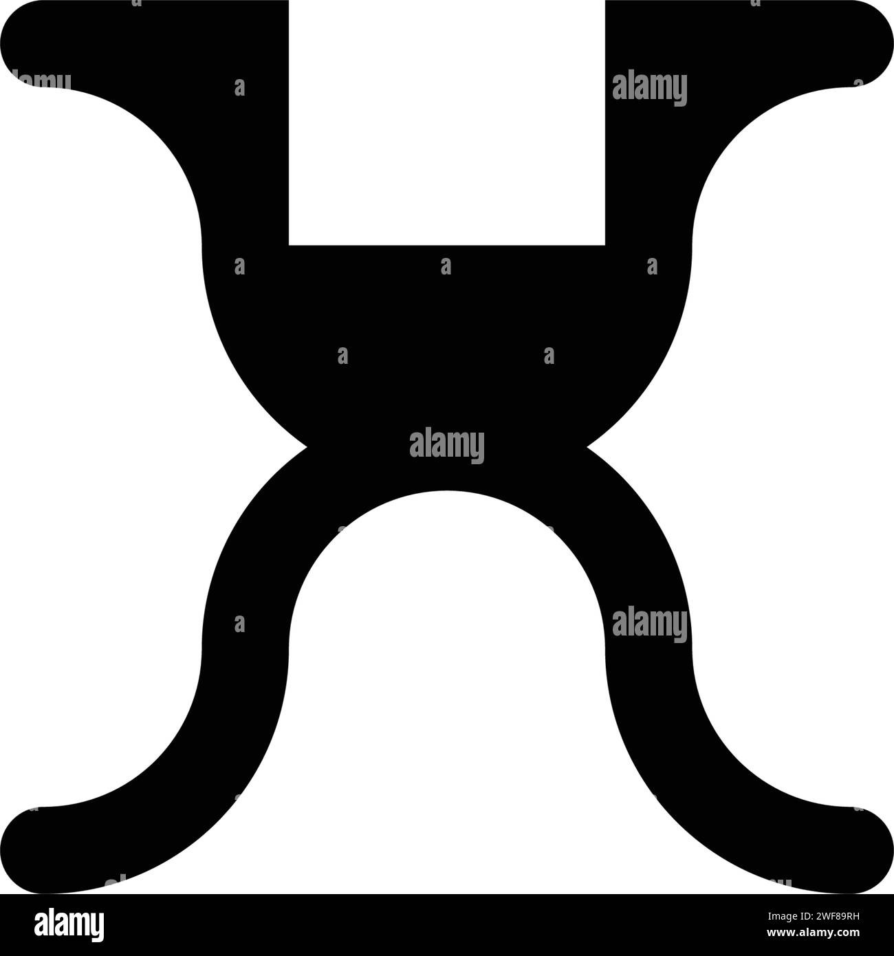 conception d'icône vectorielle de logo de lettre de visage de lion Illustration de Vecteur