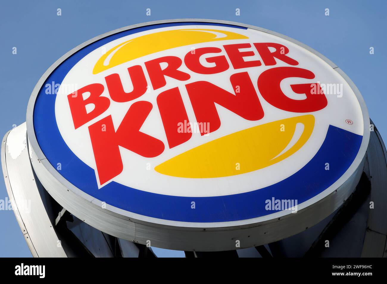 Eine filiale der fastfood Kette Burger King. Burger King Am 29.01.2024 à Siegen/Deutschland. *** Une succursale de la chaîne de restauration rapide Burger King Burger King sur 29 01 2024 à Siegen Allemagne Banque D'Images