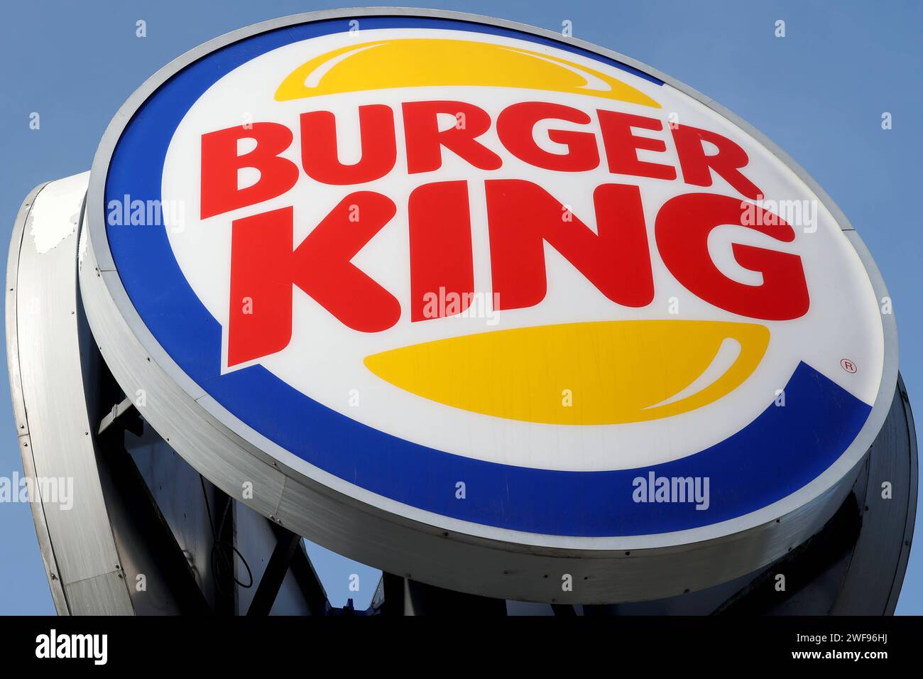 Eine filiale der fastfood Kette Burger King. Burger King Am 29.01.2024 à Siegen/Deutschland. *** Une succursale de la chaîne de restauration rapide Burger King Burger King sur 29 01 2024 à Siegen Allemagne Banque D'Images