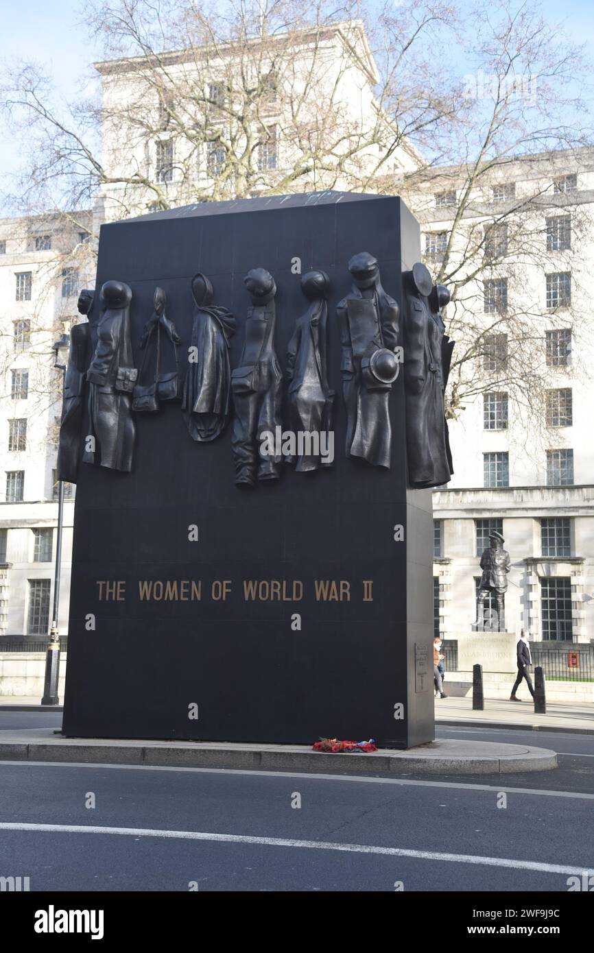 Le monument à la femme de la Seconde Guerre mondiale Banque D'Images