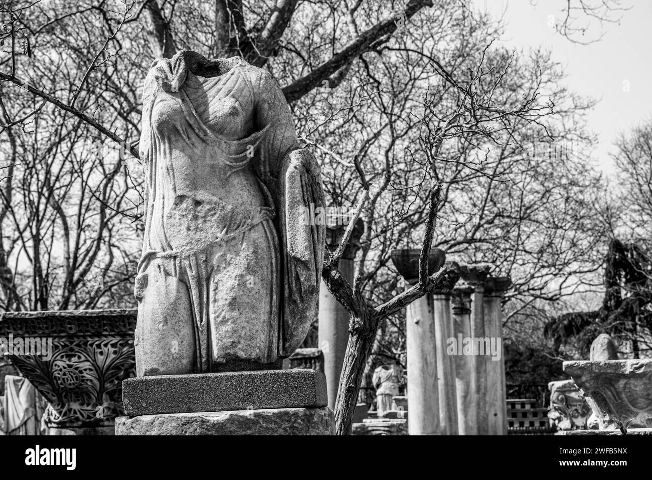 Style byzantin dans l'architecture de Constantinople extérieur Banque D'Images