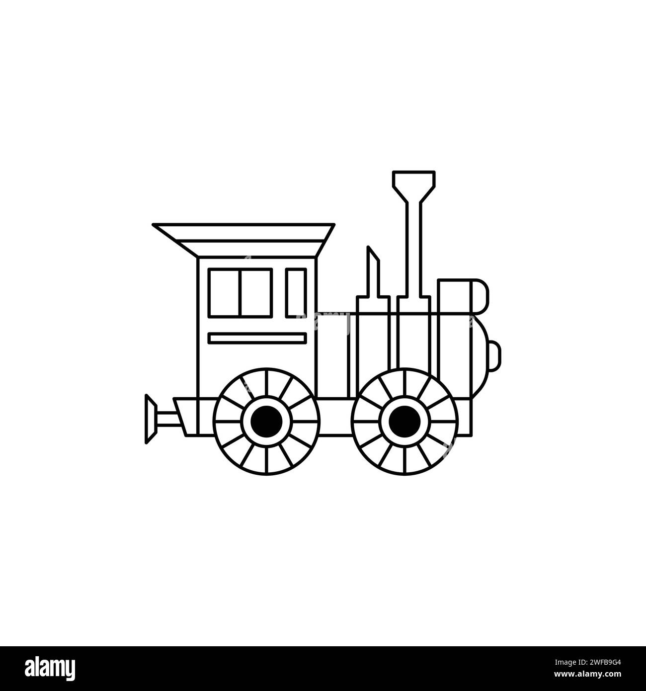 Modèle d'illustration de conception d'icône de train rapide Illustration de Vecteur