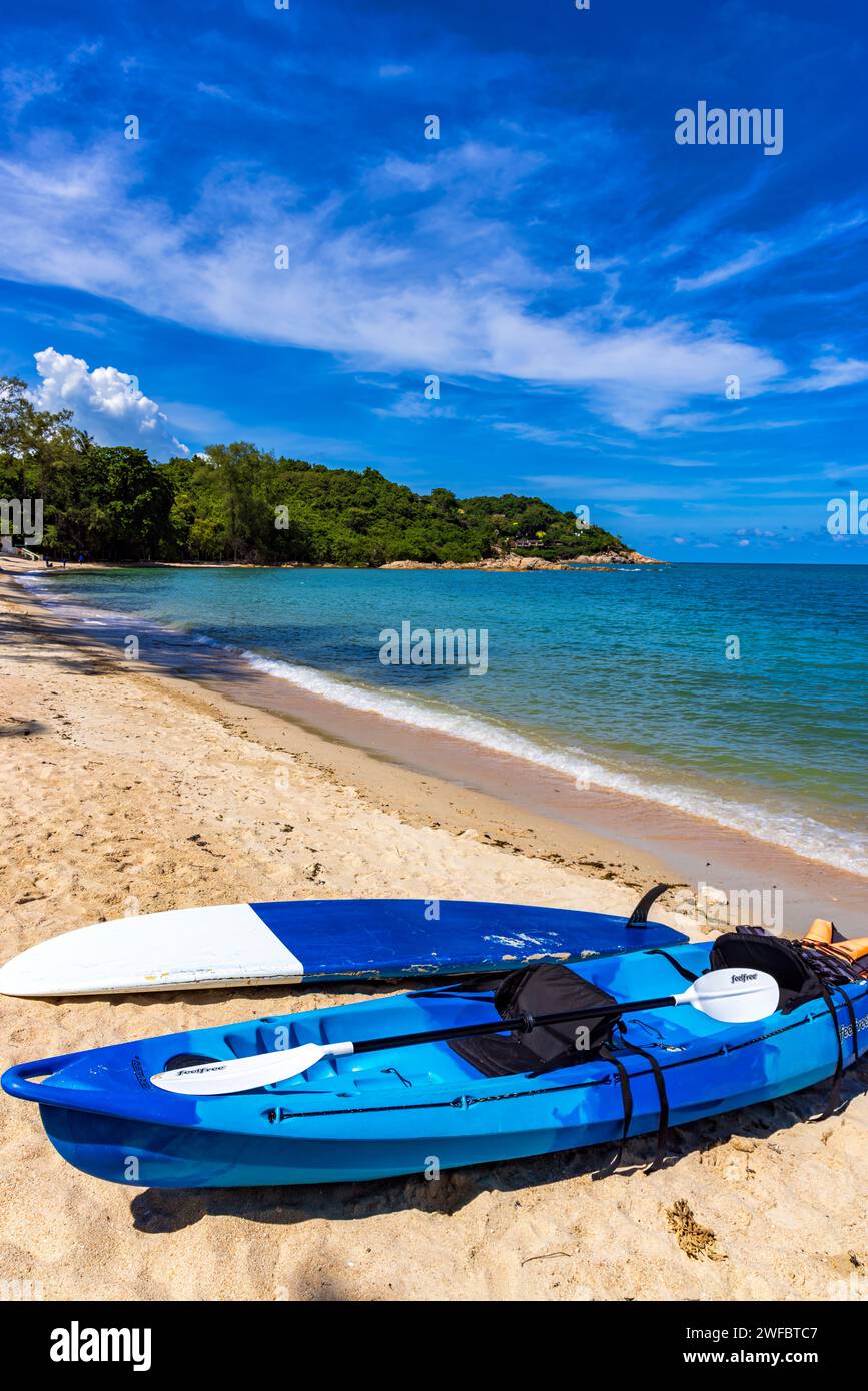 Plage de Choeng mon, Bo Phut, Ko Samui, Thaïlande Banque D'Images