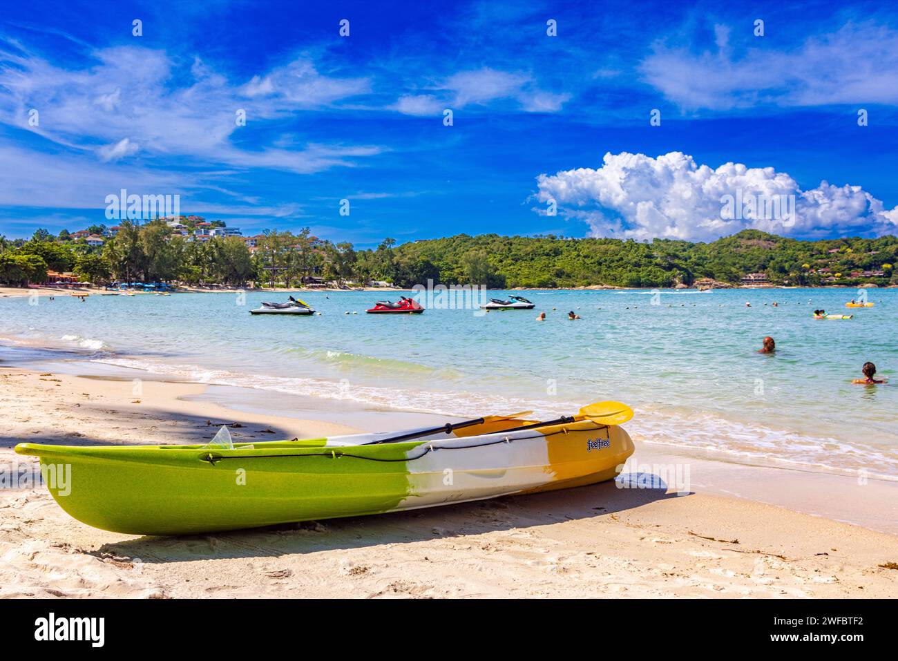 Plage de Choeng mon, Bo Phut, Ko Samui, Thaïlande Banque D'Images