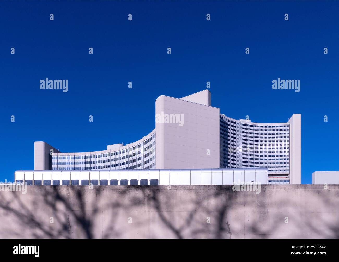 Bâtiment des Nations Unies à Vienne Autriche Banque D'Images