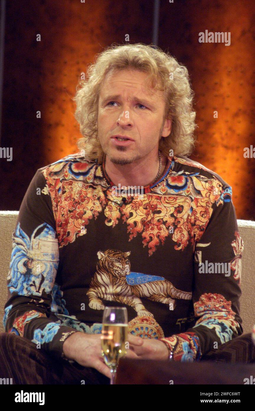 DATE D'ENREGISTREMENT NON INDIQUÉE thomas,gottschalk,wetten dass,1103 thomas,gottschalk,wetten dass,1103 Banque D'Images