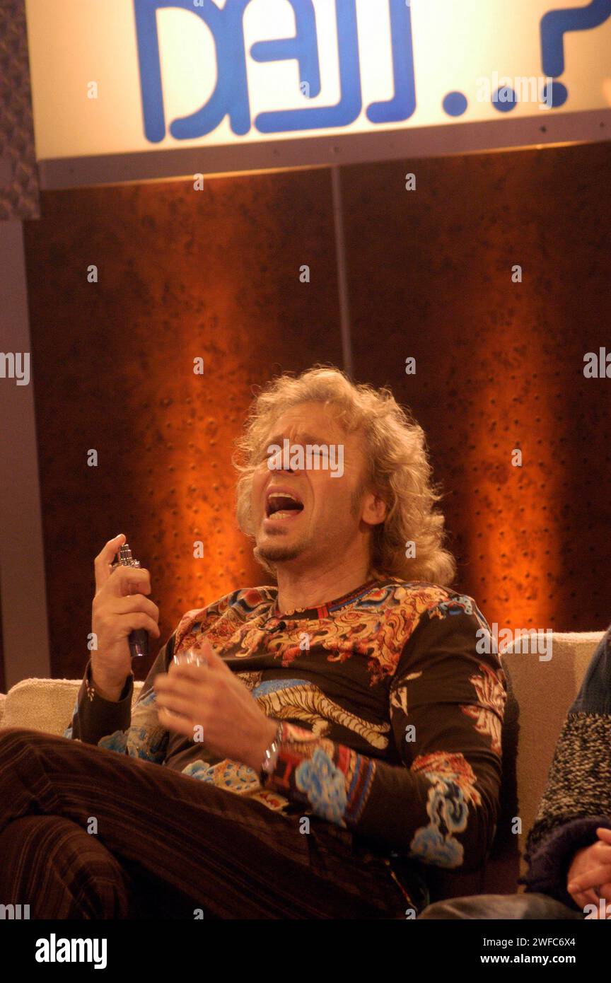 DATE D'ENREGISTREMENT NON INDIQUÉE thomas,gottschalk,wetten dass,1103 thomas,gottschalk,wetten dass,1103 Banque D'Images