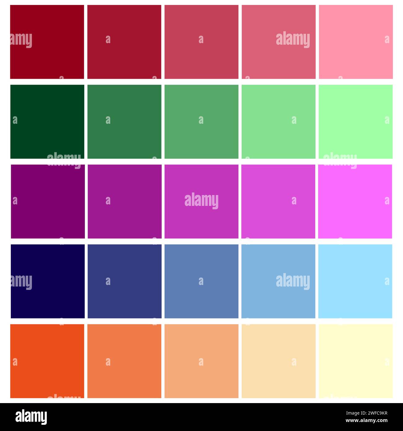 Palette de couleurs, grande conception pour tous les buts. Fond arc-en-ciel. Illustration vectorielle. Image de stock. SPE 10. Illustration de Vecteur