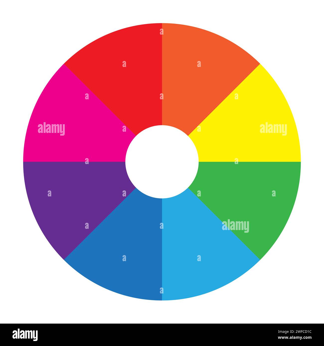 Icône abstraite avec palette circulaire. Graphique. Motif arc-en-ciel. Symbole IU. Illustration vectorielle. image de stock. SPE 10. Illustration de Vecteur