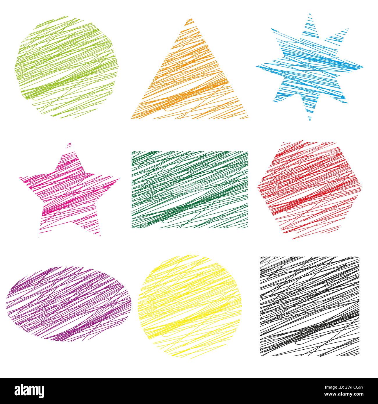 Figurines à la craie colorée. Icônes Finance. Illustration vectorielle. image de stock. SPE 10. Illustration de Vecteur