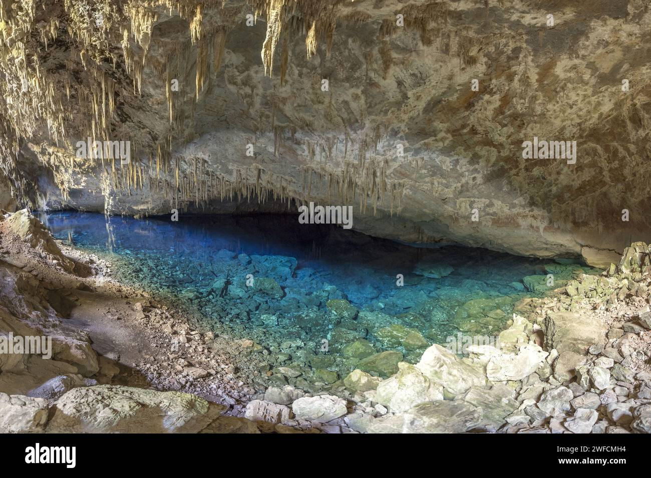 Grotte Blue Lagoon - Banque D'Images