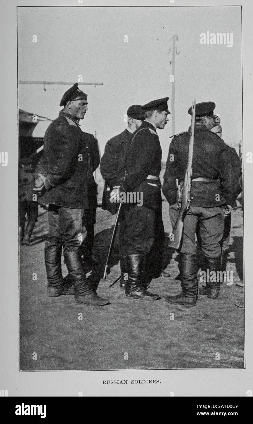 Soldats russes Pologne 1913 par Nevin Otto Winter Banque D'Images