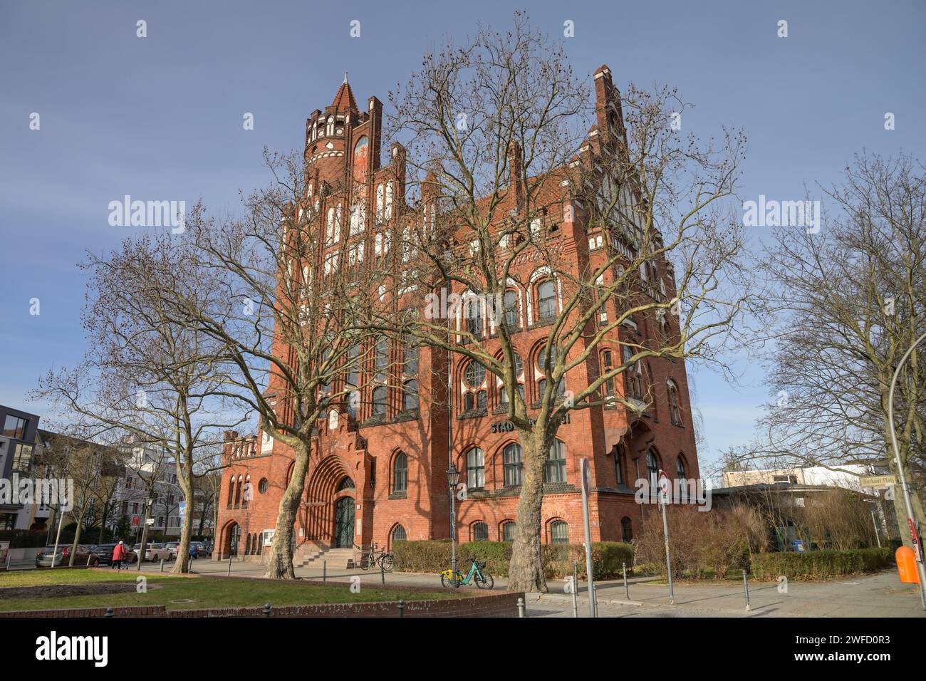 Berkaer Platz accueille dignement, Rathaus, Wilmersdorf, Berlin, Deutschland Banque D'Images