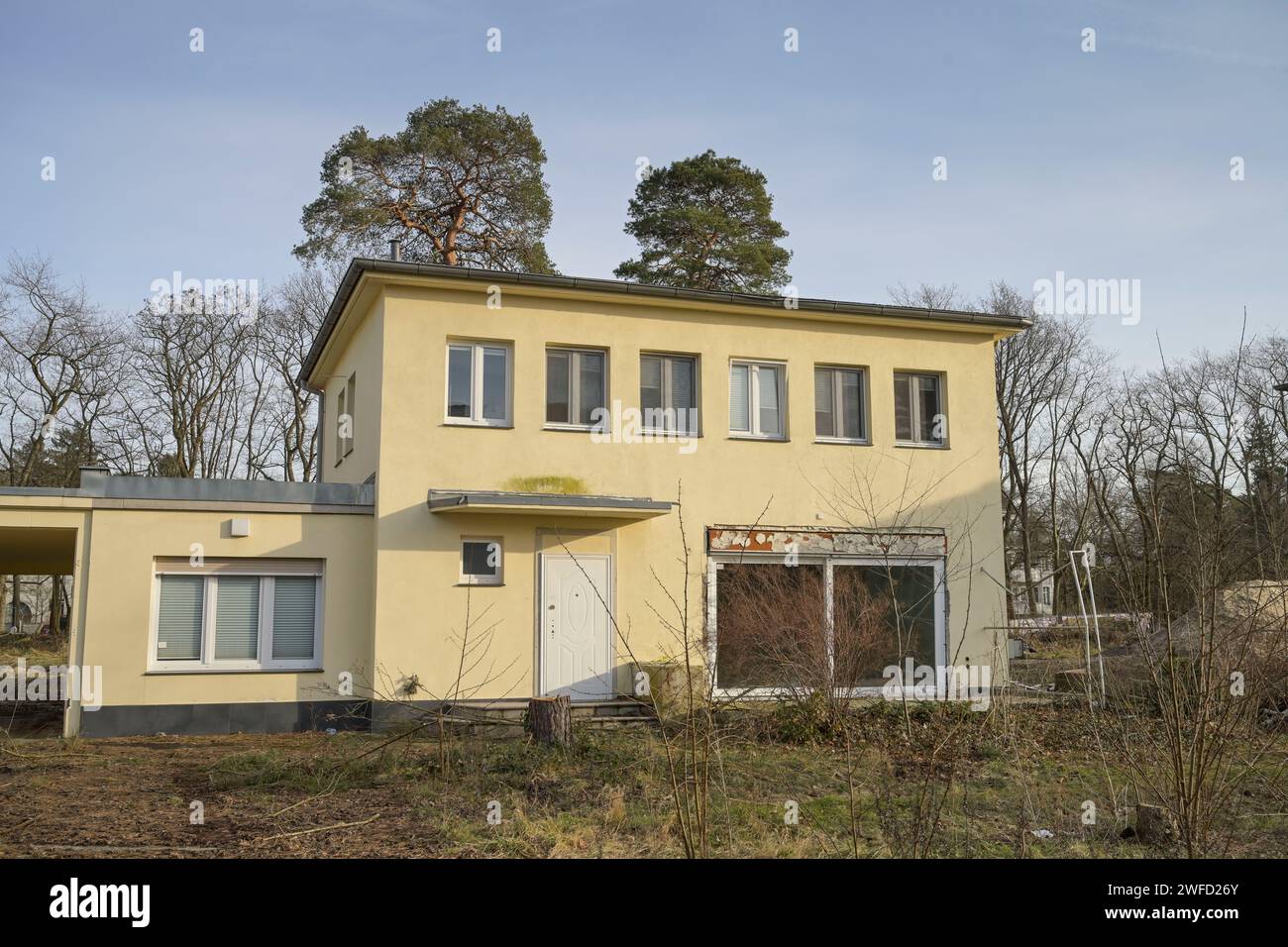 Leerstand, Häuser von US-Offizieren, Luchsweg, Grunewald, Charlottenburg-Wilmersdorf, Berlin, Deutschland Banque D'Images